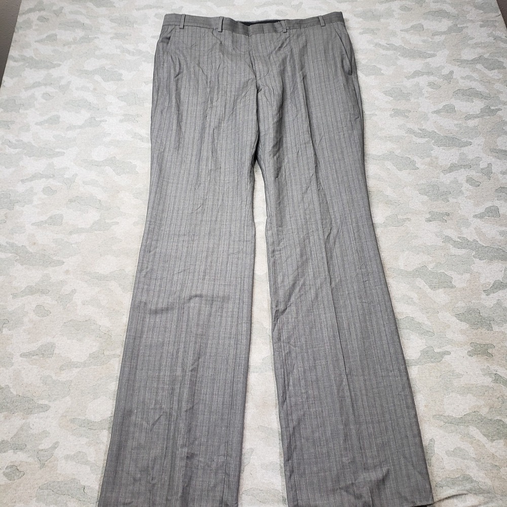 Kenneth Cole Pants Mens 40 Gray Pockets NWT Wool Cashmere‎ Blend
